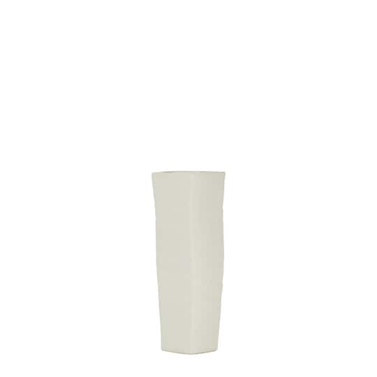 White Ceramic Contemporary Vase